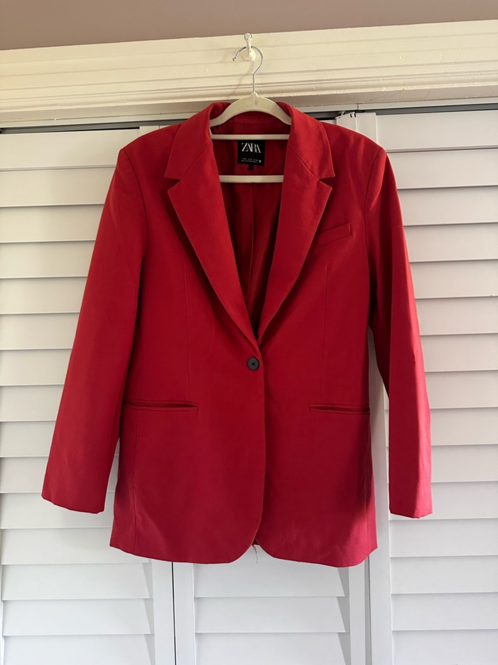 Zara Raspberry Red Blazer and Pant Set - Picture 2 of 5